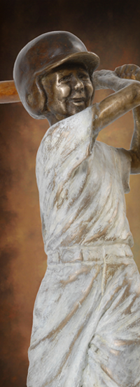 Little League Baseball Statues created by bronze sculptor, Tom White, specializing in sports sculptures for ballparks, schools, universities.