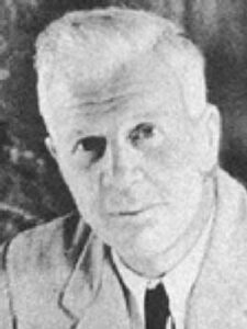 Sir Barnes Wallis bronze statue, Herne Bay Cultural Trails, Kent, England, by world-class commission monumental sculptor, Tom White. Sir Wallis is inventor of bouncing bomb in WWII of "Dam Busters" movie fame.