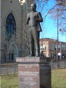 Tom White Studios, Inc | James Connolly Statue James Connolly Bronze Portrait Statue in Union Park, Chicago. Commissioned by the Irish American Labor Council of Chicago in 2007. Tom White, sculptor